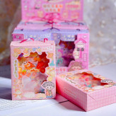 استیکر جعبه ای 4 ورقی با آویز استیکر دکو