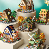 لگو طرح خانه جنگلی forest log cabin