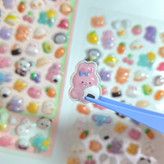 استیکر پفکی برجسته bonbon