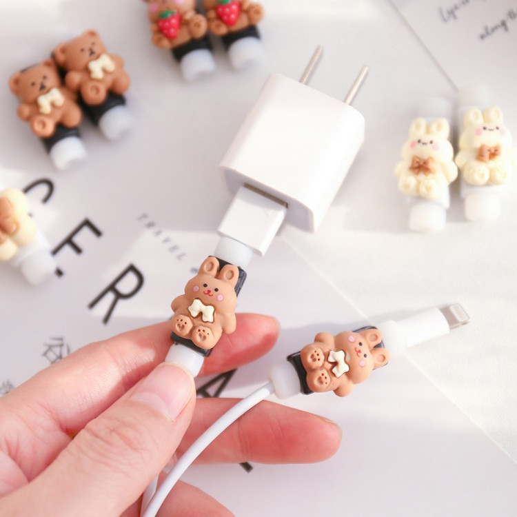محافظ کابل گوشی مدل خرس و خرگوش
