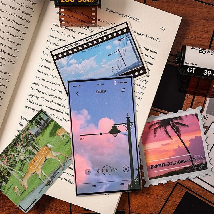 استیکر مینیمال فیلم و موزیک