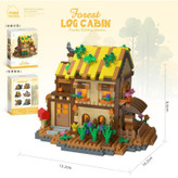 لگو طرح خانه جنگلی forest log cabin